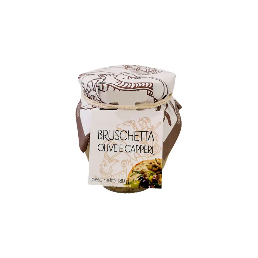 Bruschetta olive e capperi