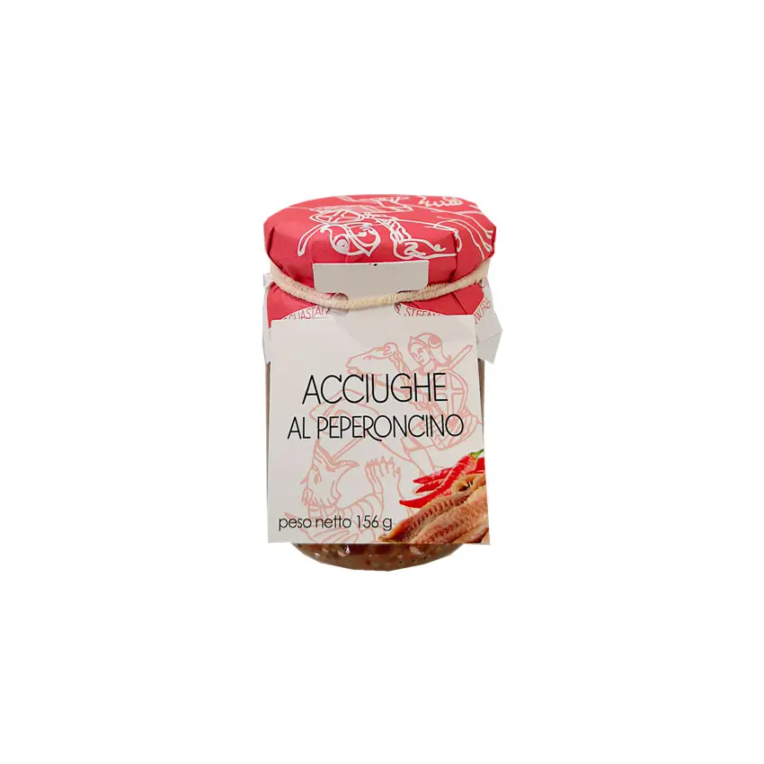 Filetti di acciughe al peperoncino
