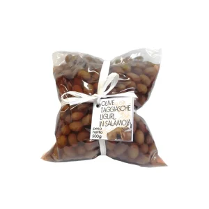 Olive Taggiasche liguri in salamoia in busta